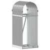 vidaXL Kaminholzunterstand Hellgrau 40x45x100 cm Verzinkter Stahl