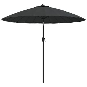 vidaXL Sonnenschirm mit Aluminium-Mast 250 cm Anthrazit