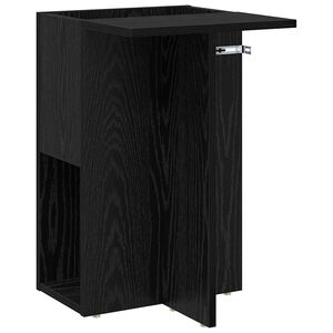 vidaXL Beistelltisch Schwarz Eichen-Optik 35 x 40 x 55 cm