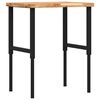vidaXL Werkbank 80x60x(73-99,5) cm Massivholz Akazie Rechteckig