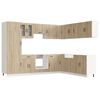 vidaXL 14-tlg. K&uuml;chenschrank-Set Kalmar Sonoma-Eiche Holzwerkstoff