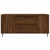 vidaXL Couchtisch Braun Eichen-Optik 102x44,5x50 cm Holzwerkstoff