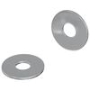 vidaXL Unterlegscheiben 2 pcs Silber 18 x 18 x 1,2 mm Eisen