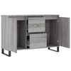 vidaXL Sideboard Grau Sonoma 101,5x35x70 cm Holzwerkstoff