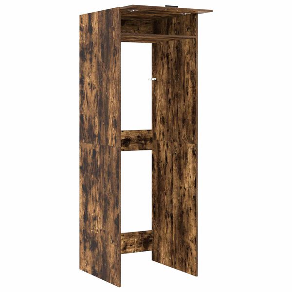 vidaXL Waschmaschinen-Schrank Ger&auml;ucherte Eiche 67,5 x 68 x 200 cm