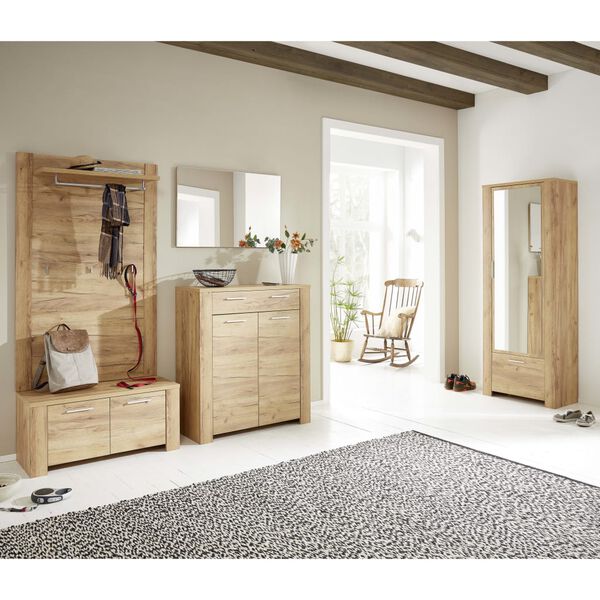 Germania Schuhschrank Castera 95,7 x 40,3 x 44,45 cm Navarra-Eiche