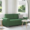 vidaXL Zweisitzer-Sofa Dunkelgr&uuml;n 180x77x82 cm Cordstoff