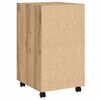 vidaXL Schrank mit Rollen Artisan-Eiche 33x38x60 cm Holzwerkstoff