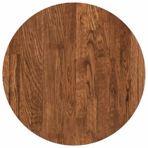 vidaXL Tischplatte &Oslash; 40 x 4 cm Rund Massivholz Eiche Hellbraun