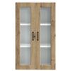 vidaXL K&uuml;chenschrank Artisan-Eiche 60 x 31 x 100 cm Holzwerkstoff