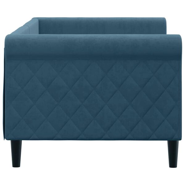 vidaXL Tagesbett Blau 80x200 cm Samt
