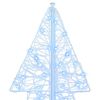 vidaXL Weihnachtsbaum mit 160 LEDs Kaltwei&szlig; 150 cm Acryl