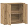 vidaXL Sideboard Artisan-Eiche 80x33x70 cm Holzwerkstoff