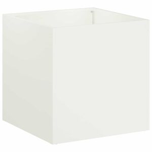 vidaXL Garten-Pflanzgef&auml;&szlig; Wei&szlig; 20 x 20 x 20 cm Kaltgewalzter Stahl
