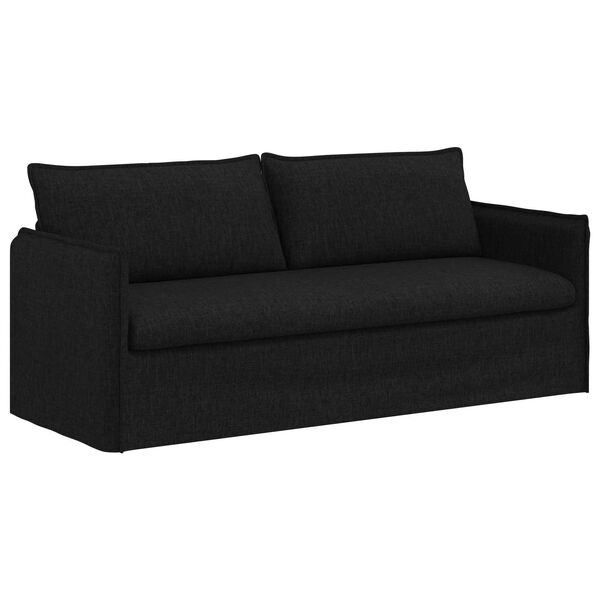 vidaXL Sofa Schwarz Gesamtabmessungen: 196 x 82 x 85 cm (B x T x H)