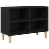 vidaXL TV-Schr&auml;nk 69,5 x 30 x 50 cm Schwarz Eichen-Optik Holzwerkstoff