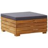vidaXL Modular-Fu&szlig;hocker 1 Stk. mit Auflage Massivholz Akazie