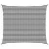 vidaXL Sonnensegel Anthrazit und Wei&szlig; 6 x 7 m HDPE