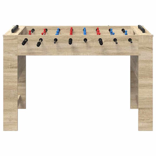 vidaXL Tischfu&szlig;balltisch Sonoma-Eiche 125 x 60,5 x 80 cm Holzwerkstoff