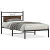 vidaXL Bettgestell ohne Matratze Braun Eichen-Optik 107x203 cm