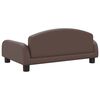 vidaXL Kindersofa Braun 70x45x30 cm Kunstleder