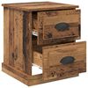 vidaXL Nachttisch Altholz 39 x 39 x 47,5 cm Holzwerkstoff