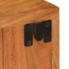vidaXL Nachttisch Braun 35 x 33 x 48 cm Massivholz Akazie