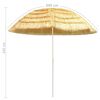vidaXL Strandschirm Natur 300 cm Hawaii-Stil