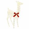 vidaXL 3D Weihnachtsrentier LOVIISA 110 LEDs Warmes Wei&szlig;