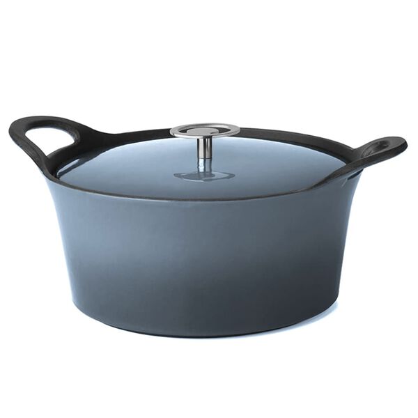 CUISINOX Gusseisen-Topf Emailliert 1,6 L 20 cm Jeansblau