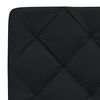 vidaXL Bett mit Matratze Schwarz 140x190 cm Stoff
