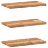 vidaXL Schweberegale 3 Stk. 40x20x2 cm Massivholz Akazie &Ouml;lbehandelt