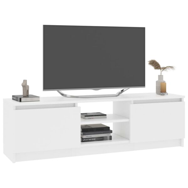 vidaXL TV-Schrank Wei&szlig; 120x30x35,5 cm Holzwerkstoff