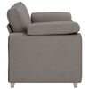 vidaXL Sofa Taupe 160 x 77 x 82 cm Stoff