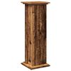 vidaXL Postament mit Stauraum Altholz-Optik 31x30x90 cm Holzwerkstoff