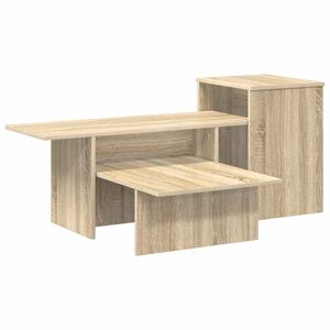 vidaXL Konsolentisch Sonoma-Eiche 80 x 50 x 225 cm Holzwerkstoff