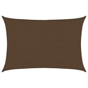 vidaXL Sonnensegel 160 g/m&sup2; Braun 5x6 m HDPE