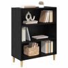 vidaXL Sideboard Schwarz Eichen-Optik 69,5 x 32,5 x 90 cm