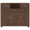 vidaXL Holzschrank mit Speicher Braun Eichen-Optik 88,5 x 30,5 x 73 cm