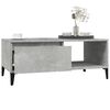 vidaXL Couchtisch Betongrau 90x50x36,5 cm Holzwerkstoff