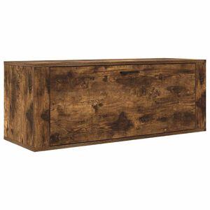 vidaXL Wand-Schuhschrank R&auml;uchereiche 100x35x38 cm Holzwerkstoff
