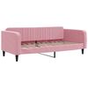 vidaXL Tagesbett Ausziehbar Rosa 100x200 cm Samt