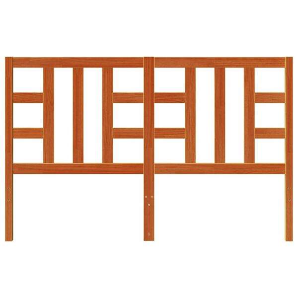 vidaXL Kopfteil Wachsbraun 150 cm Massivholz Kiefer