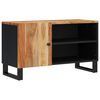 vidaXL TV-Schrank 80x33x46 cm Massivholz Akazie & Holzwerkstoff