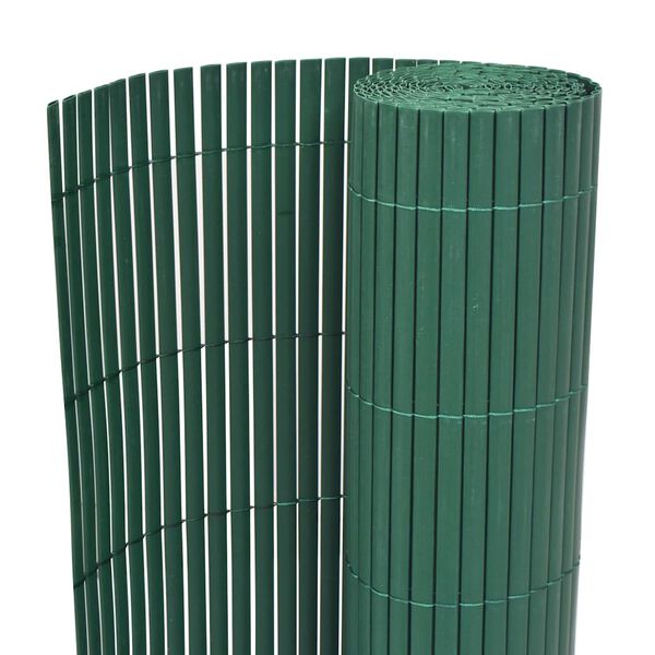 vidaXL Gartenzaun Gr&uuml;n 150 x 300 cm PVC