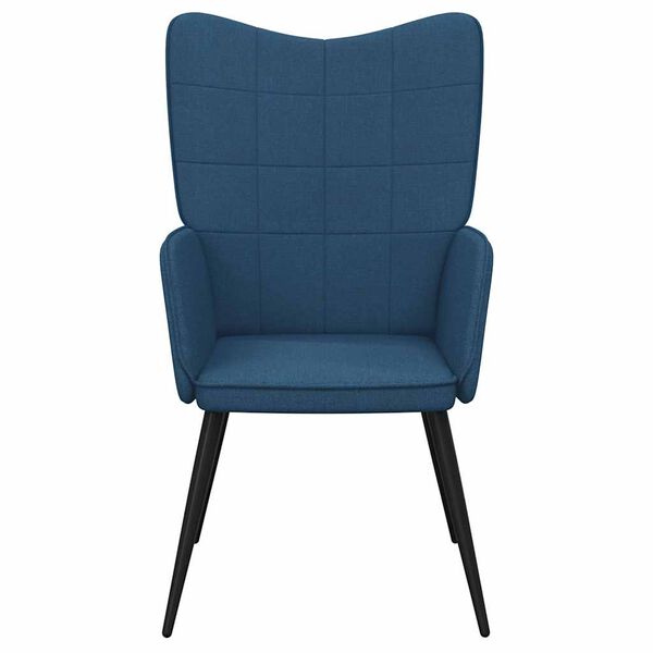 vidaXL Relaxsessel Blau Stoff