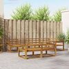 vidaXL Outdoor-Sofagarnitur 7 pcs Natur Massivholz Akazie