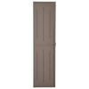 vidaXL Gartenschrank Braun 65x45x172 cm PP Holz-Optik