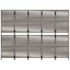 vidaXL Paravent 5-tlg. Braun Poly Rattan