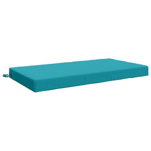 vidaXL Sitzkissen SOEST 100 % Polyester T&uuml;rkis 120 x 80 x 10 cm
